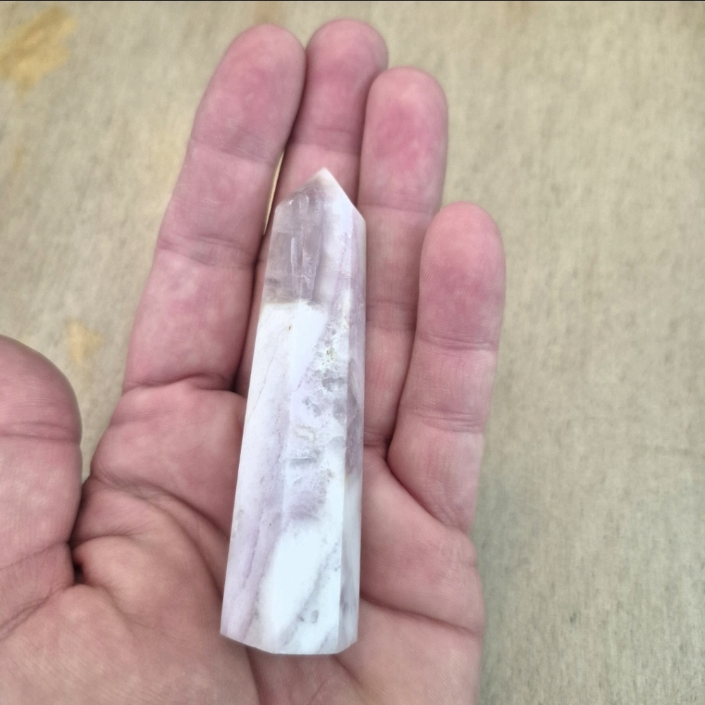 Natural Fluorite Crystal Point Obelisk Tower #Z - Picture 6 of 6